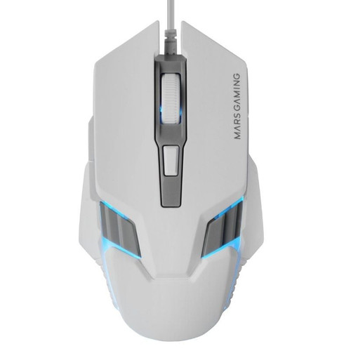 MOUSE MARS GAMING MM024W RGB FLOW 4000 DPI AJUSTABLE 6
